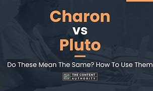 Image result for Charon vs Pluto