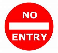 Image result for No-Entry LED Sign