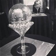 Image result for Disco Centerpieces