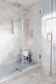 Image result for Marble Tile Shower Walls