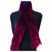 Image result for Red Fur Scarf