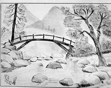 Image result for Landscape Sketches