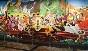 Image result for Denver Airport Weird Murals