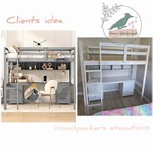 Image result for Loft Bed with Desk