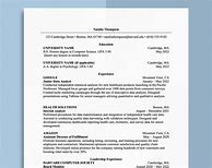 Image result for Harvard Style Resume Template Word