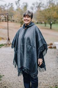 Image result for Flannel Poncho for Women