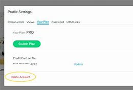 Image result for Delete My Account in Chatblink