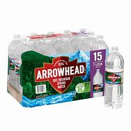 Image result for Arrowhead Water Bottle Ounces