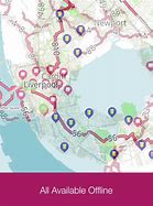 Image result for Map of Nationa Cycle Routes England