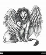 Image result for Lion Protecting Cub Pic