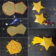 Image result for DIY Star Pattern 3D Paper