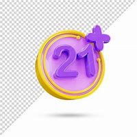 Image result for 21 Plus Restriction Logo