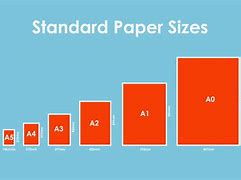 Image result for Different Paper Sizes