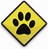 Image result for Yellow Flaming Paw Print