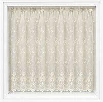 Image result for Cream Lace Net Curtains