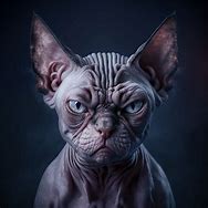 Image result for Sphynx Cat Creepy