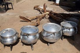 Image result for Large Asian Aluminum Cooking Pot