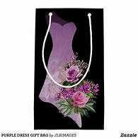 Image result for Purple Foil Print Gift Bag