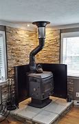 Image result for Wood Stove Clearances with Heat Shield