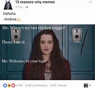 Image result for 13 Reasons Why MEME Funny