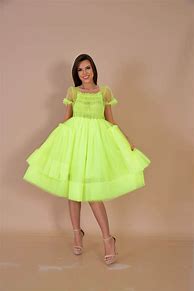 Image result for Neon Dress in Black Coor People