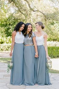 Image result for Dusty Blue Bridesmaid Dress