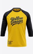 Image result for Mockup Kaos Raglan