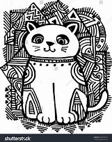 Image result for Cat Meme Line Art