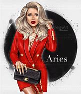 Image result for Aries Zodiac Woman Art