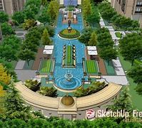 Image result for Landscape SketchUp Drawing Model