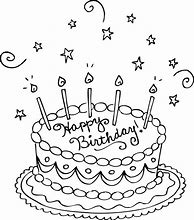 Image result for Birthday Colouring Pages