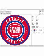 Image result for NBA Pistons Logo