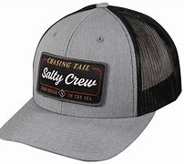 Image result for Salty Crew Hat Grey Black White