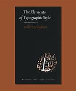 Image result for The Elements of Typographic Style