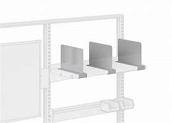 Image result for Steel Shelf Dividers