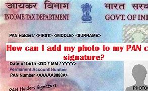 Image result for Pan Card Signature