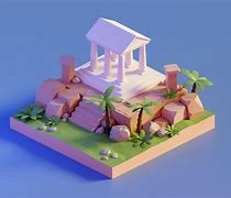 Image result for Low Poly Temple