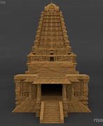 Image result for Thanjavur Temple 3D Model