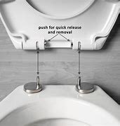 Image result for Quick Release Toilet Seat