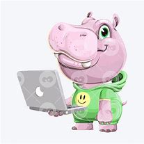 Image result for Animated Baby Hippo