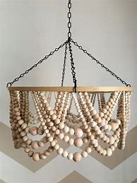 Image result for DIY Bead Chandelier