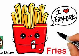 Image result for Draw French Fries