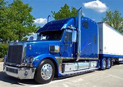 Image result for Freightliner Semi Truck Trailer