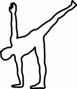 Image result for Diagram of Ardha Chandrasana