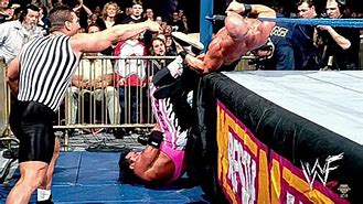 Image result for Steve Austin vs Bret Hart WrestleMania 13