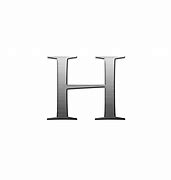 Image result for Metal Letter H