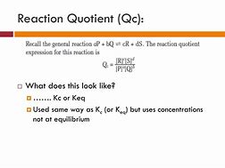 Image result for reaction quotient formula