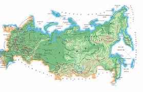 Image result for Russia Physical Map