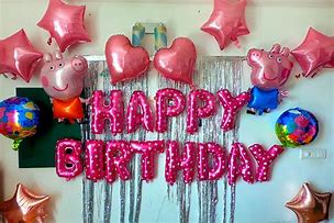 Image result for Peppa Pig Birthday Decorations