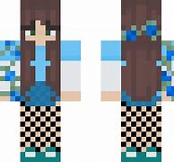 Image result for Blue Flower Girl Minecraft Skin Nova